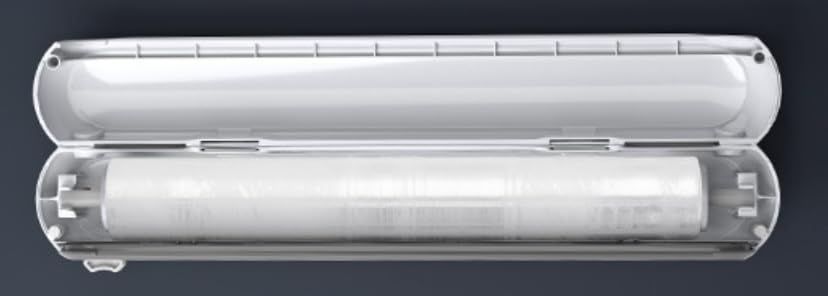 Suction-Mount Cling Film Dispenser: Compact Kitchen Organizer with Built-In Cutter for Food Wrap Storage (White) | Other colors available in store — image 4