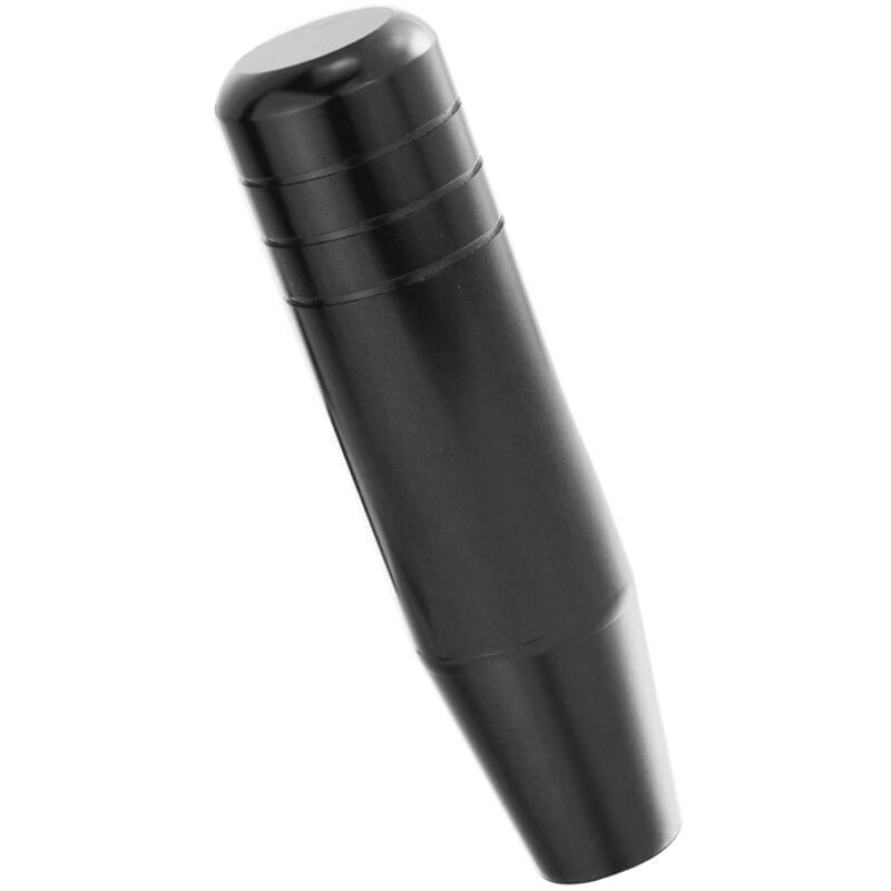 Aluminum Car Gear Shift Knob, Universal Long Handle Manual Gear Shifter Lever with 3 Thread Adapters M8 M10 M12, by DEBUNS, Black Color — image 2