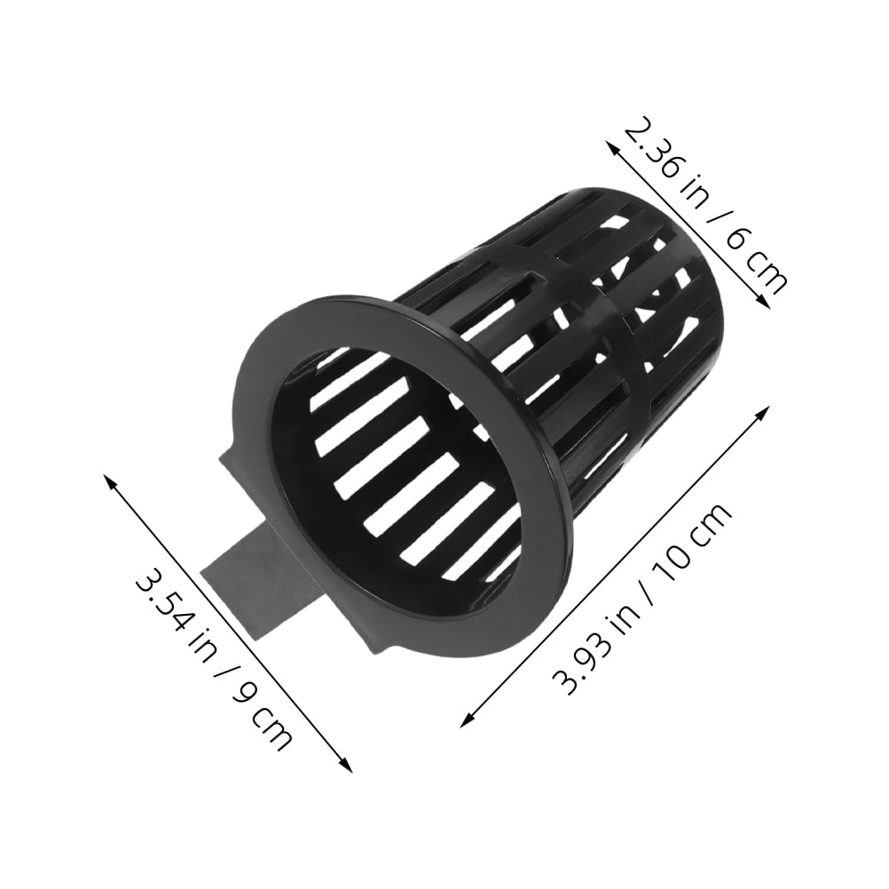 6Pcs Black Fish Tank Plant Holder for Hydroponic Aquatic Plants with Slots — image 2