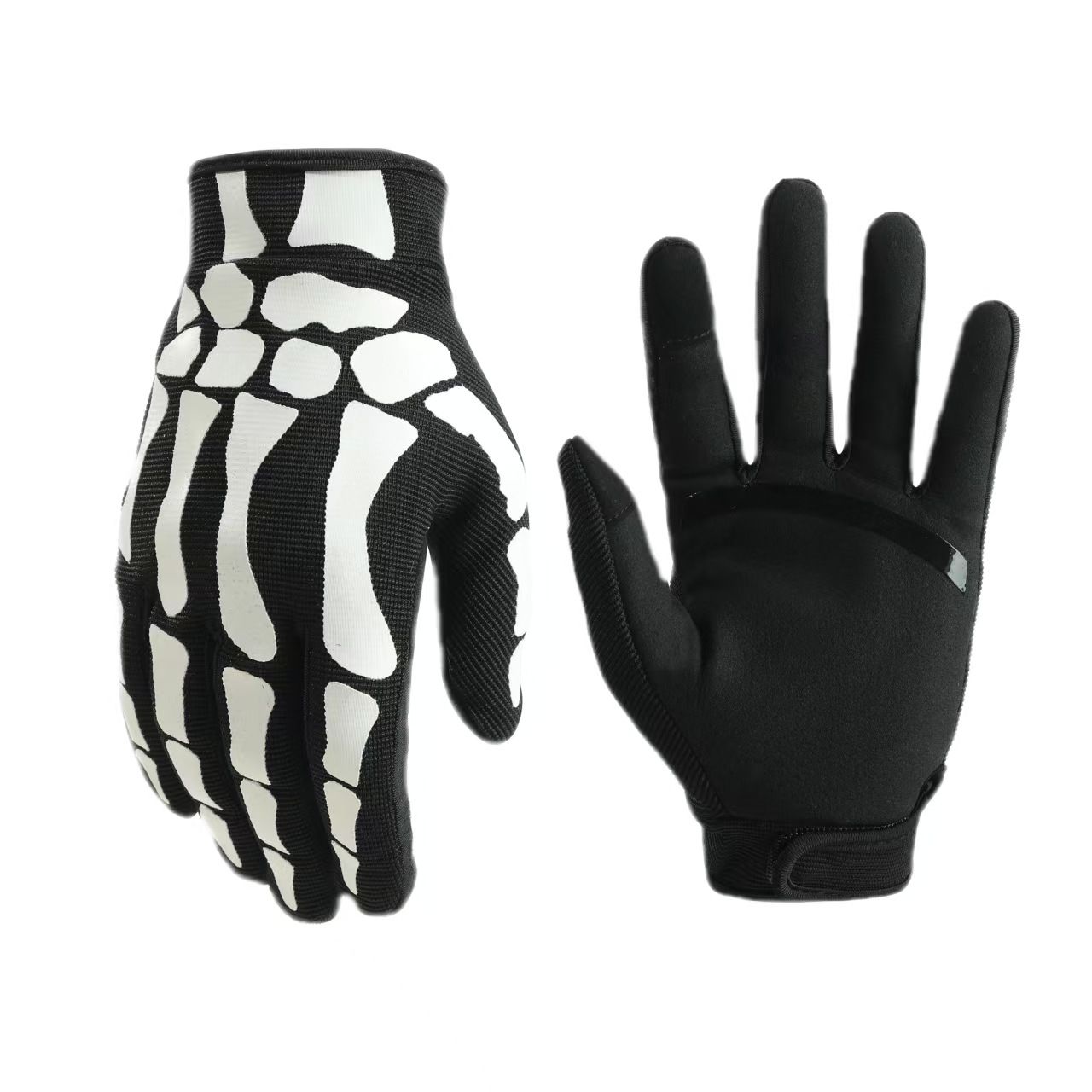 LOHAS FOX Motorcycle Gloves Touchscreen Skull Design