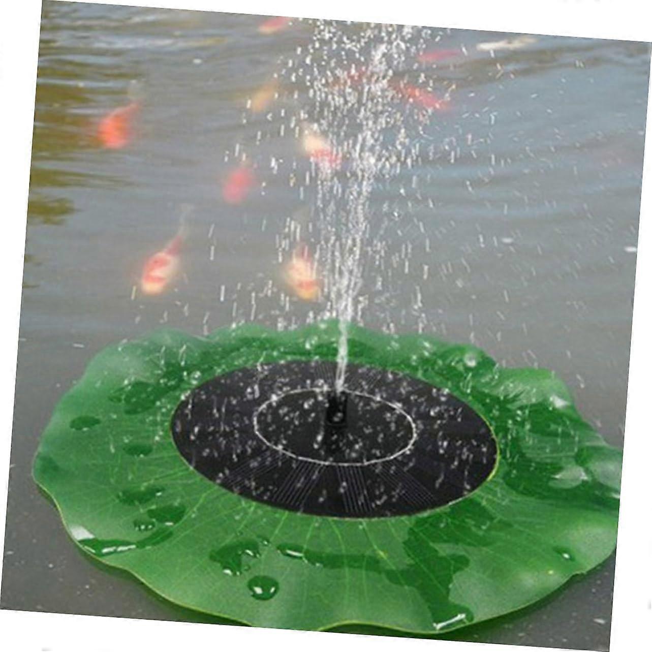 Floating Solar Fountain Water Spray Garden Pond Decor — image 3