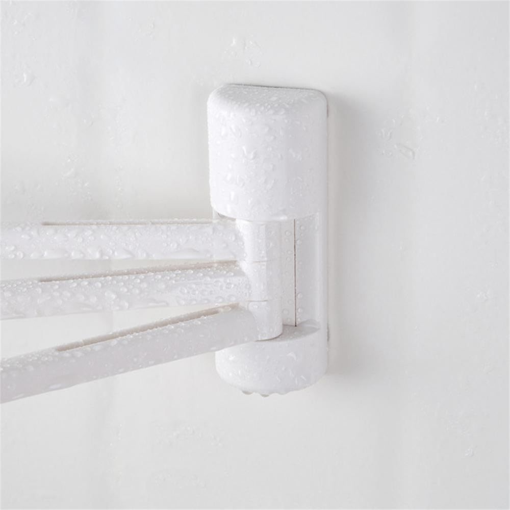 Swivel Towel Rack Towel Racks Holder for Bathroom Accessories Bathroom Swivel Towel Holder Free fourpole Pivot — image 4