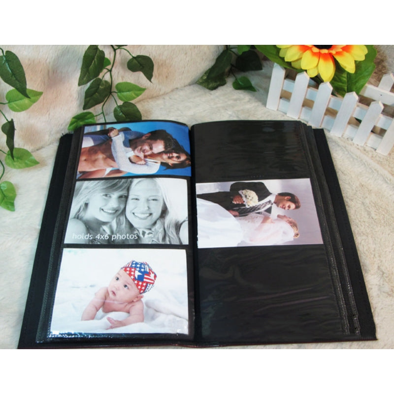 Photo album with luxurious cover Assorted colours Large 300 PCs 6 Inch - Beige โ image 4