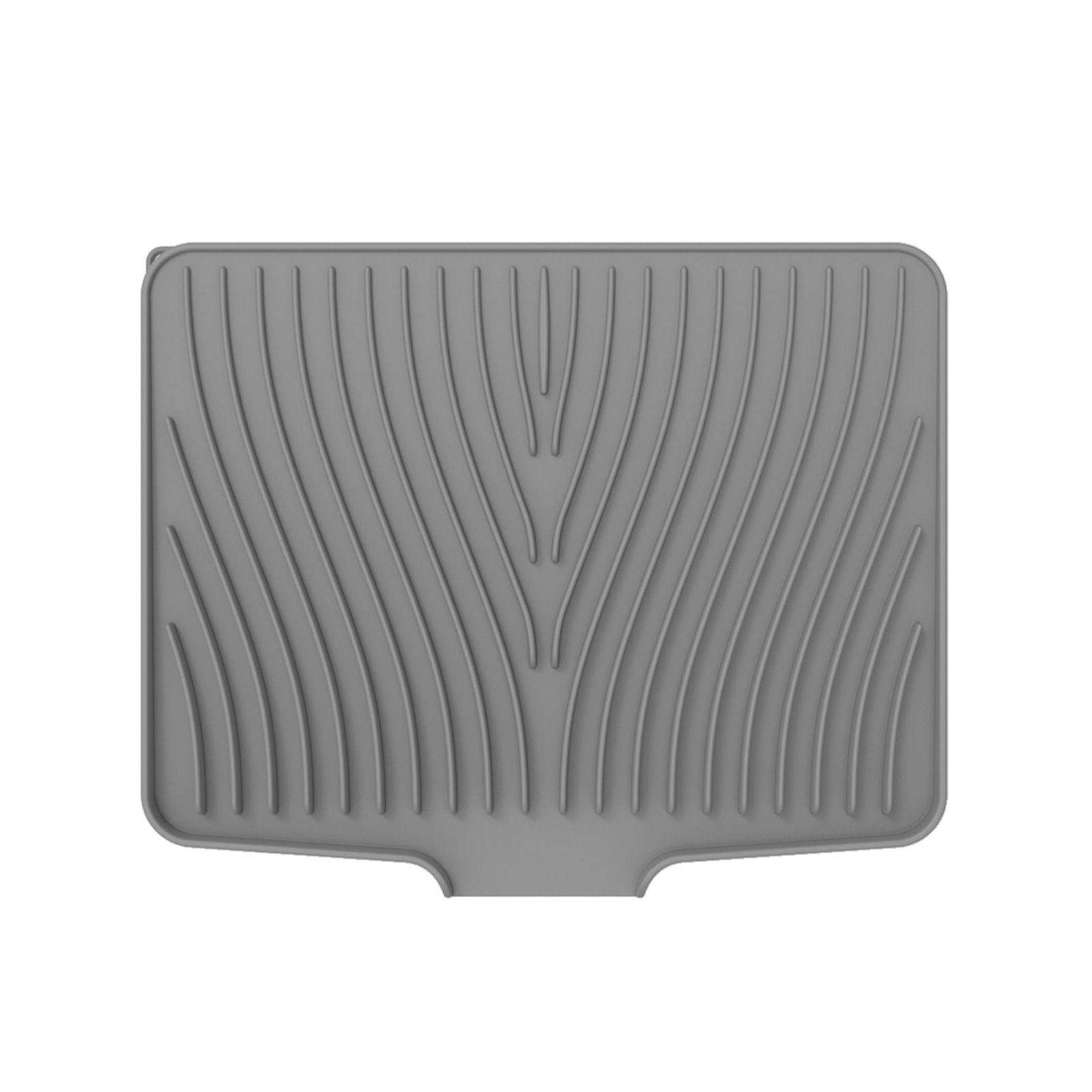 Dish Drying Mats for Kitchen Counter, Non-Slip Silicone Dish Drying Mat, Heat-Resistant Drain Pad for Kitchen