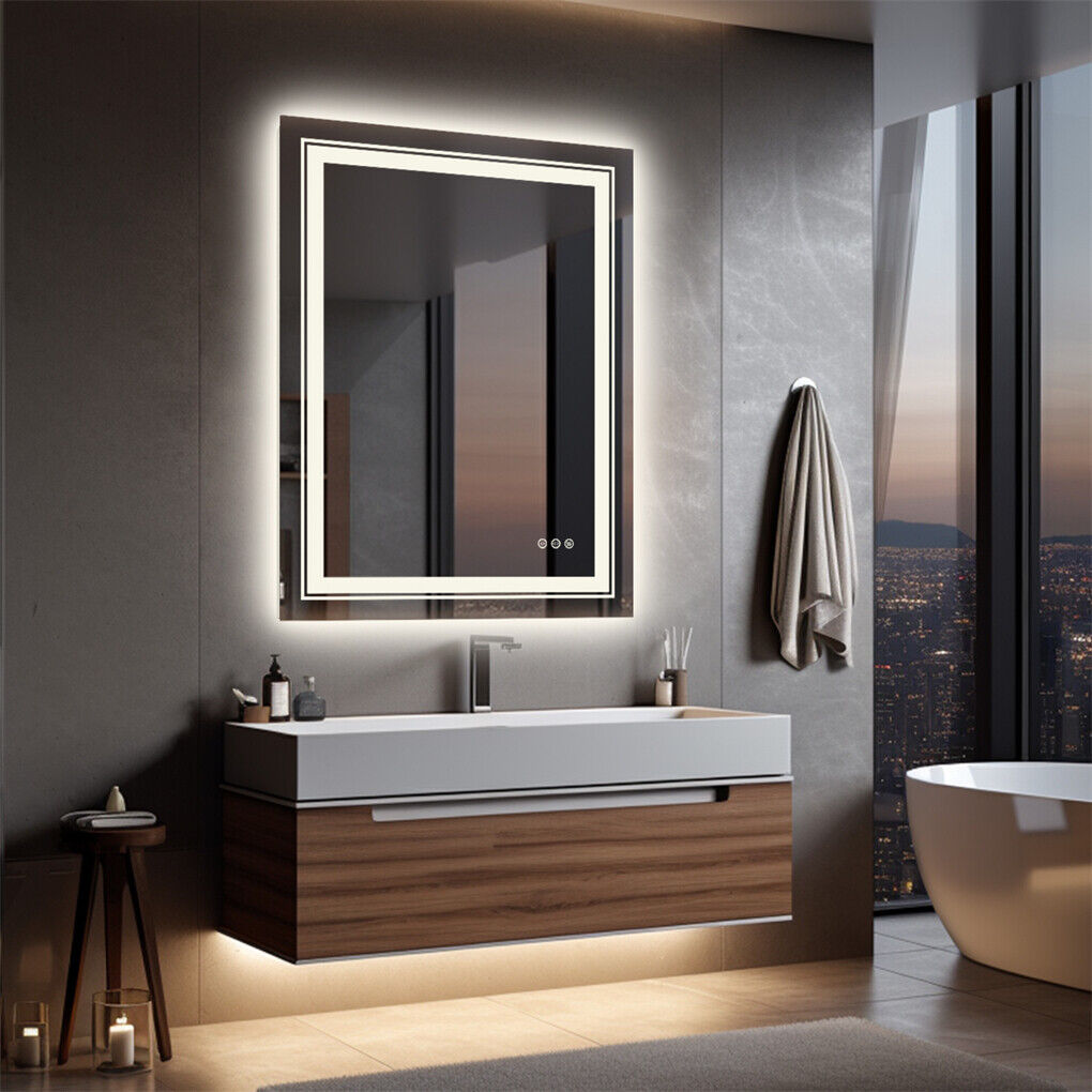 LED Bathroom Mirror 700x900mm Anti-Fog Shatterproof โ image 6