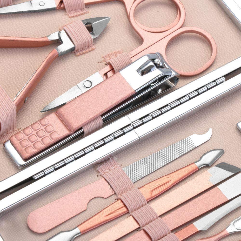 18 in 1 Stainless Steel Professional Manicure & Pedicure Kit for Women Includes Scissors Nail Cutte โ image 4