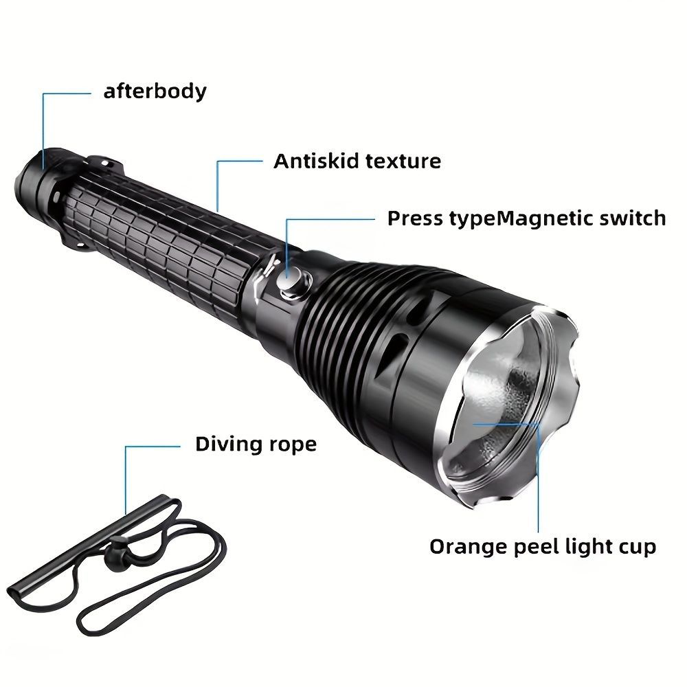 LED diving flashlight — image 4
