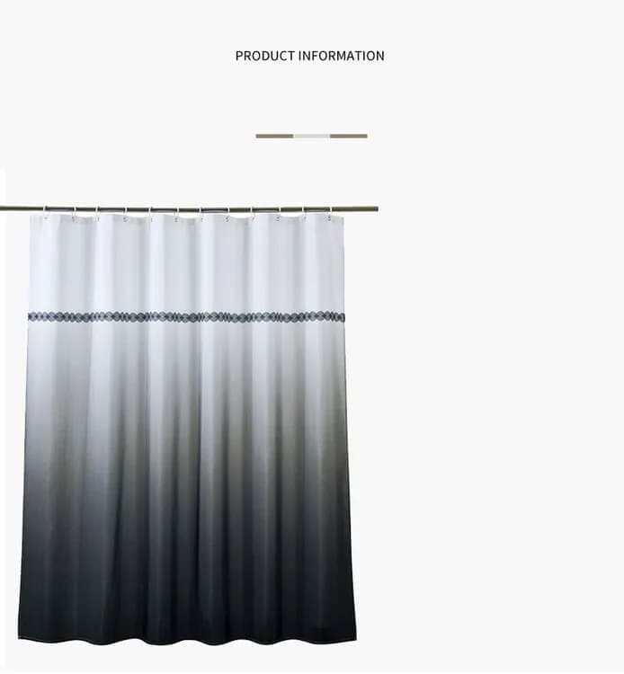 Waterproof Shower Curtain Moroccan Pattern Mold Resistant, 120 × 180 cm or 180 × 180 cm — image 5