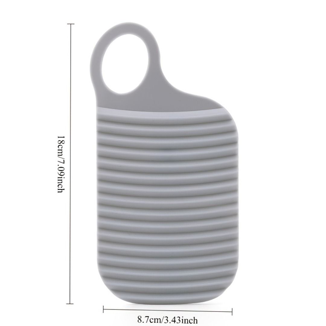 1pc Household Thickened Plastic Washboard, Anti-Slip Design with Clothes Pegs, Durable Laundry Tool for Dorm Use, Wash Underwear, Socks & Delicates, Random โ image 3