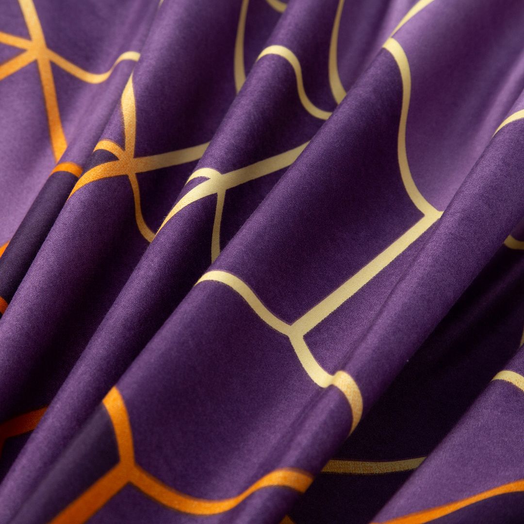 Erena Purple Quilt/Doona/Duvet Cover Set - Super King Size โ image 3