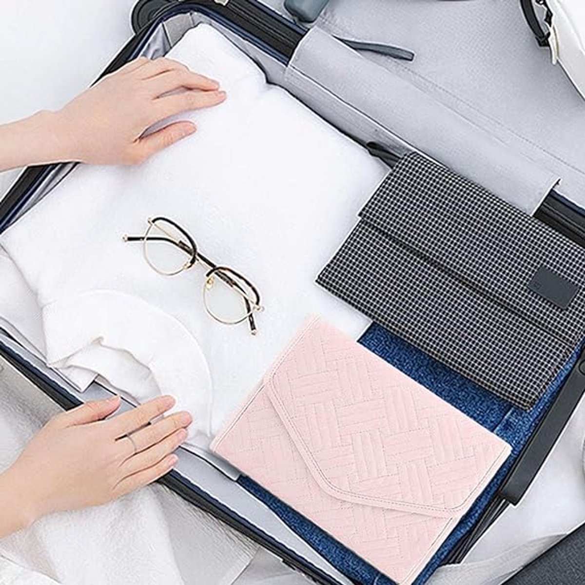 1 piece jewelry storage bag - portable jewelry bag Suitable for earrings - Storage accessories - Jewelry holder organizer - Travel jewelry organizer - Jewelry â image 3