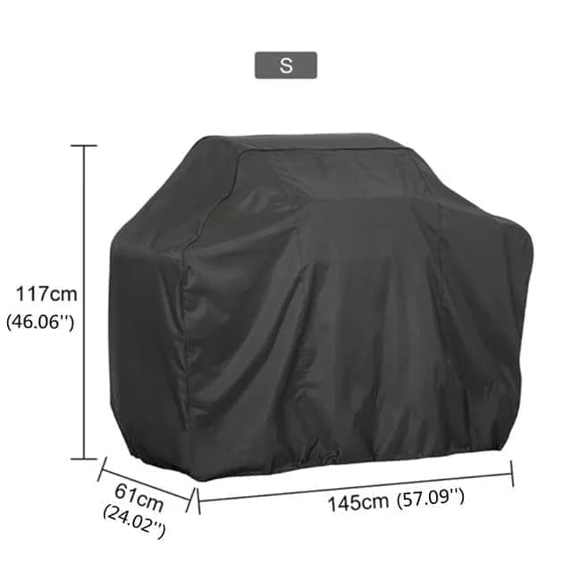 Waterproof BBQ Cover Oxford UV Protection, 145 x 61 x 117cm, for Garden Barbecue — image 6