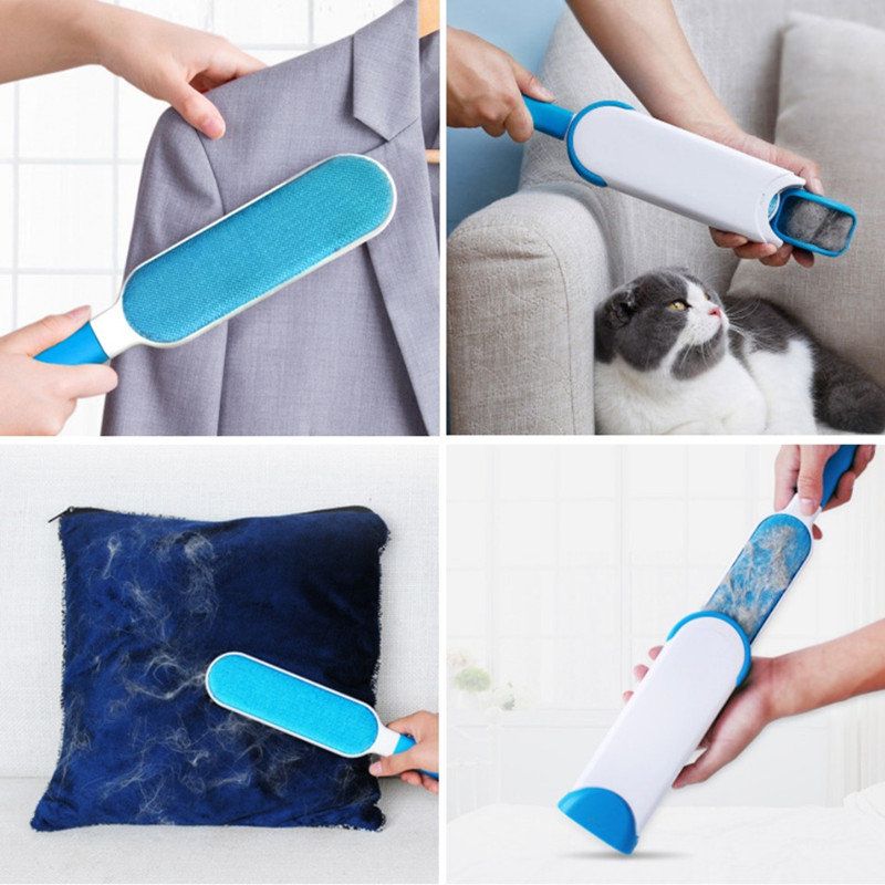 2 Pack Fur Remover Brush - Self-Cleaning, MultiColor โ image 3