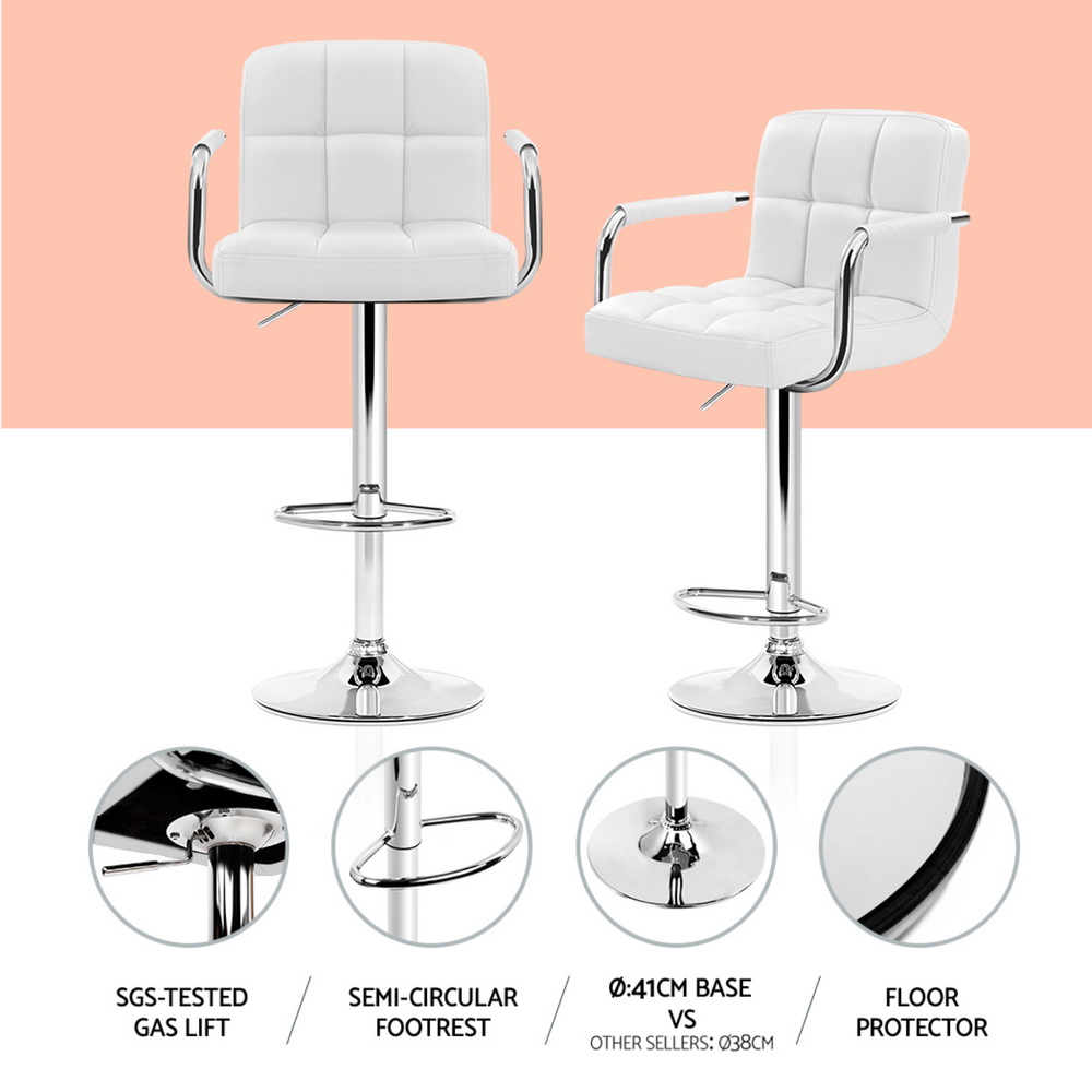 Artiss Bar Table and Stools Set Dining Desk Kitchen Chairs Cafe Pub — image 6