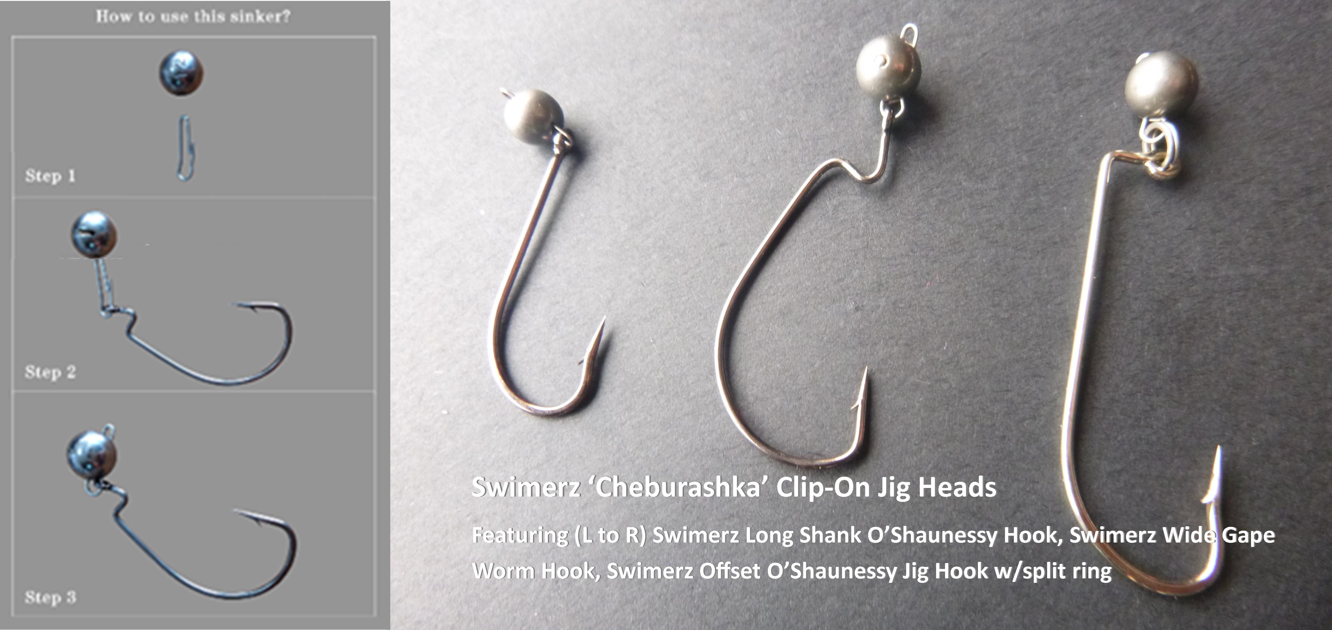 Swimerz 4 Gram Cheburashka Clip-On Jig Head 10 Pack — image 2