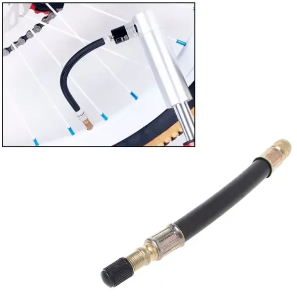 Long Lasting Premium Bicycle pump for valve extender Extension tube Rubber inflation tube Hose Electro null - 90 โ image 3