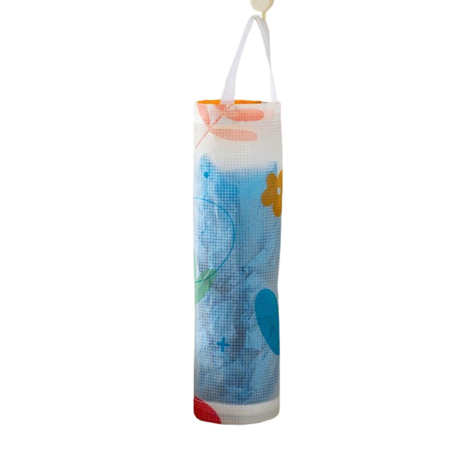 Reused Grocery Bag Shopping Plastic Bags Dispenser Wall Mount Hanging Storage Trash Hanging Bag Kitchen โ image 2