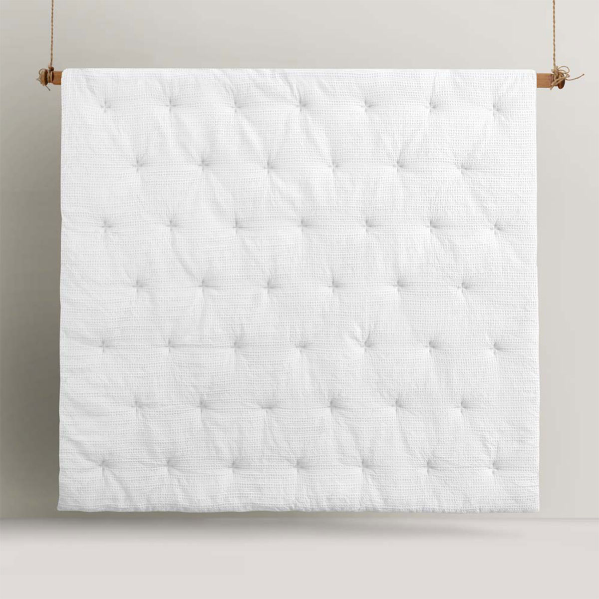 Accessorize Soho Waffle White 3 Piece Comforter Set King — image 4