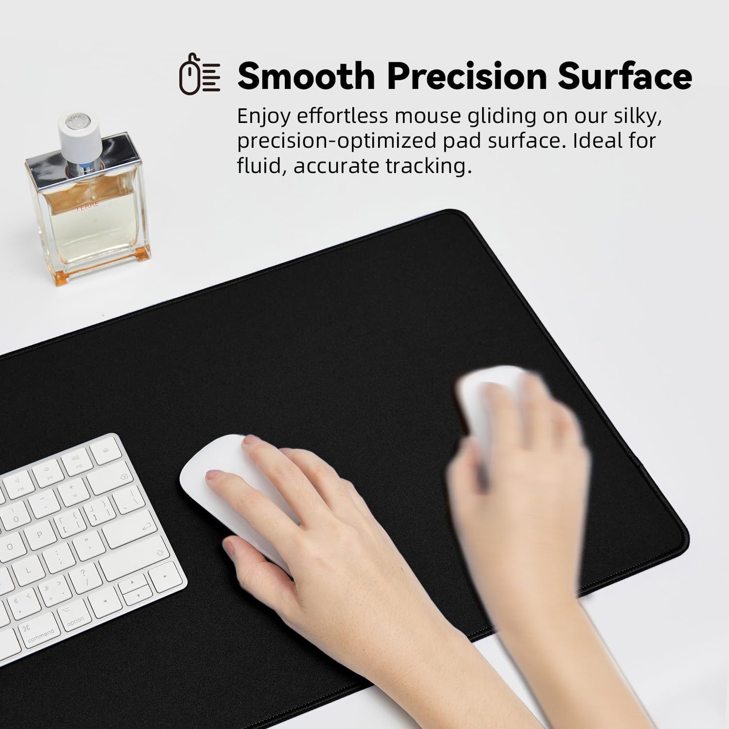Large Gaming Mouse Pad with Non-Slip Rubber Base,Stitched Edge,Desk mat for Laptop,Computer & PC, Wristing Pad for Gamer — image 2