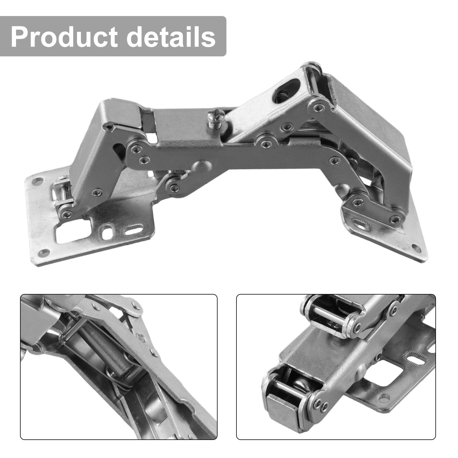 180 Degree Concealed Hinges Large Angle Kitchen Cupboards Wardrobe Hinges Smile Home — image 3
