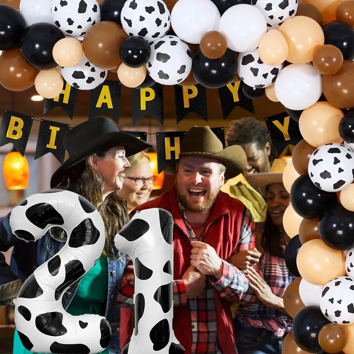 12pcs Cow Print or Paw Print Balloons White Latex Party Decorations 12 Inch - Paw — image 4