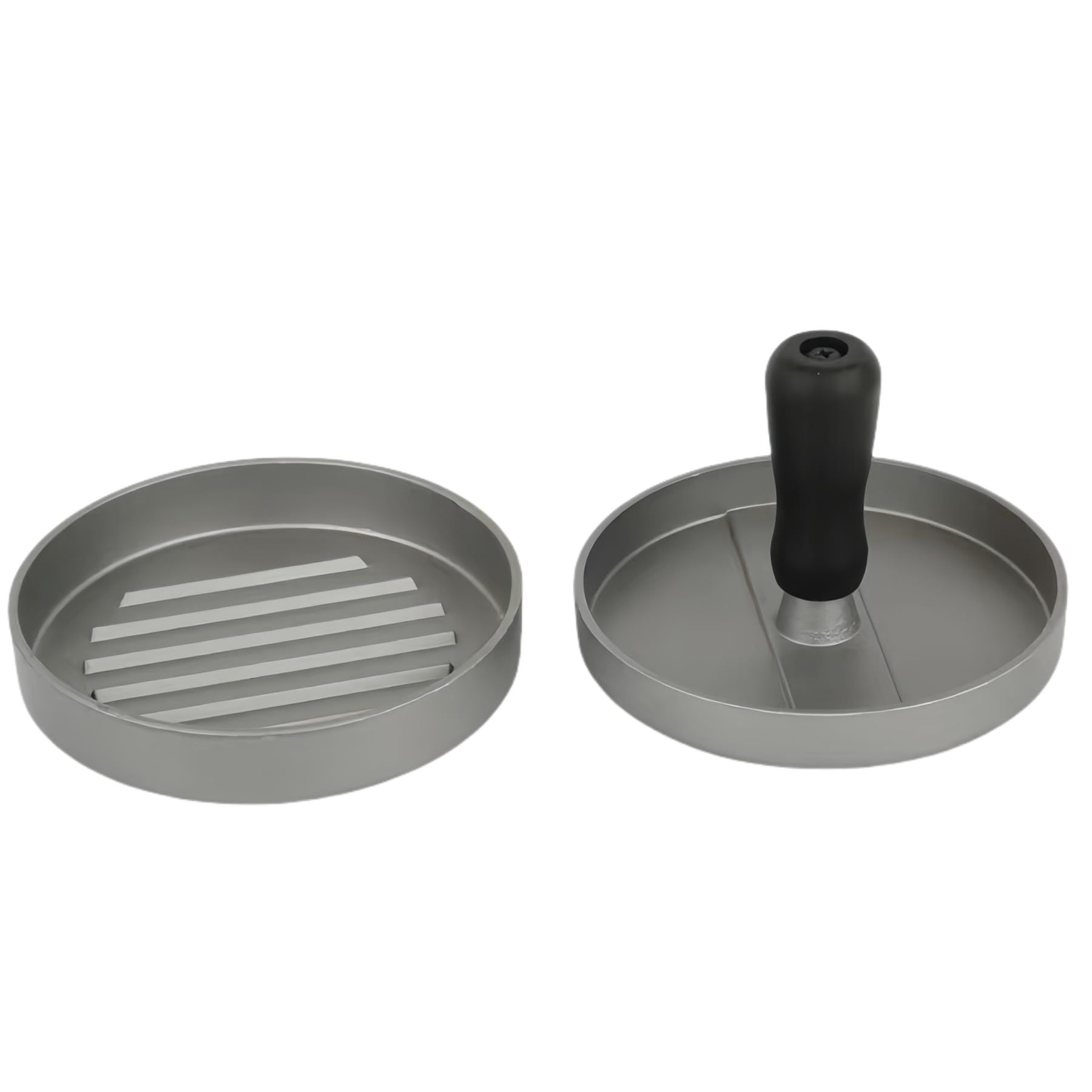 100 Patty Papers Set Grill Press Non-Stick Hamburger Mold with Free Wax Patty Paper Sheets Meat Beef Cheese Veggie Burger(11.7cm) — image 5