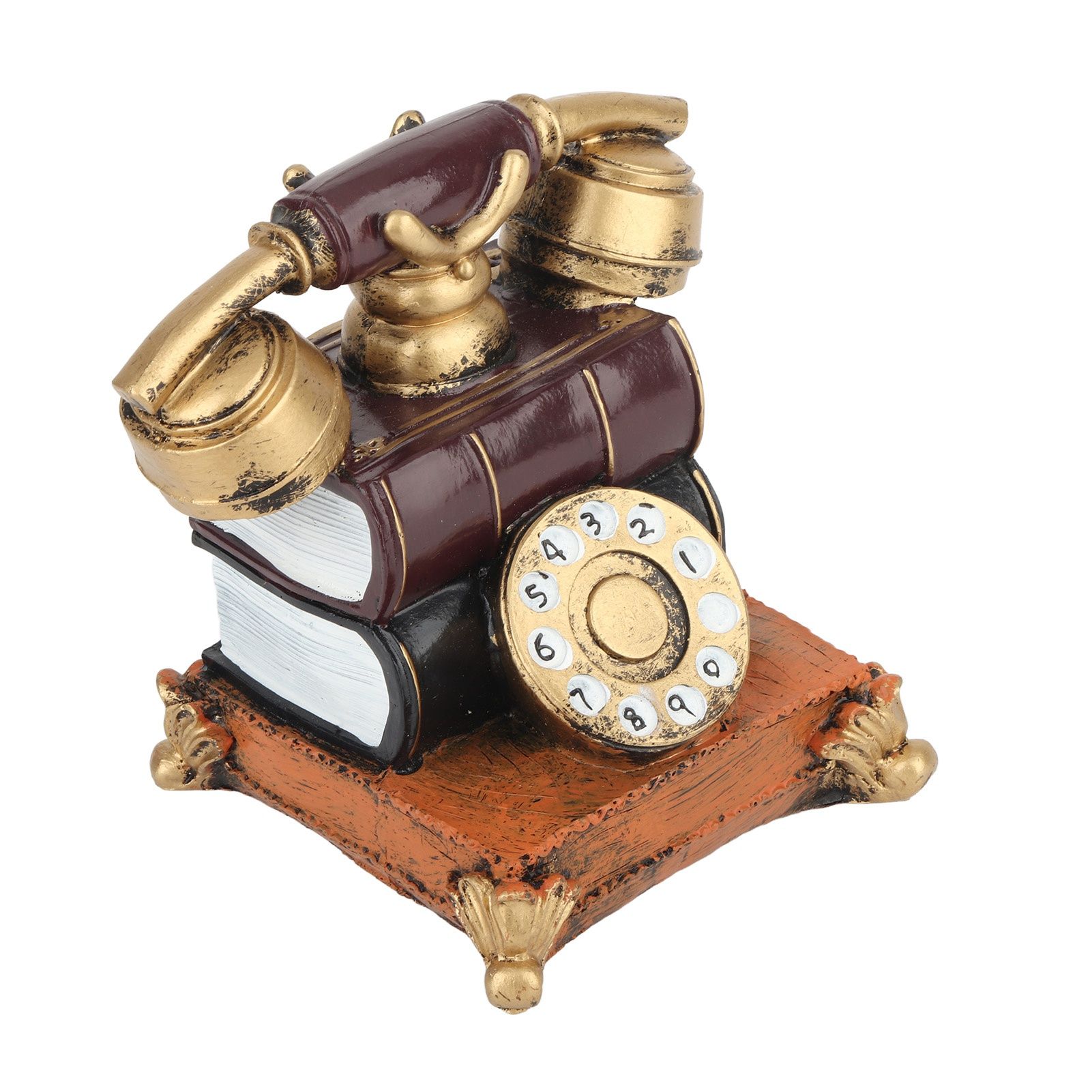 Retro Decorative Phone Model Resin Vintage Telephone Decor for Film Shooting Bar Table Decoration โ image 2