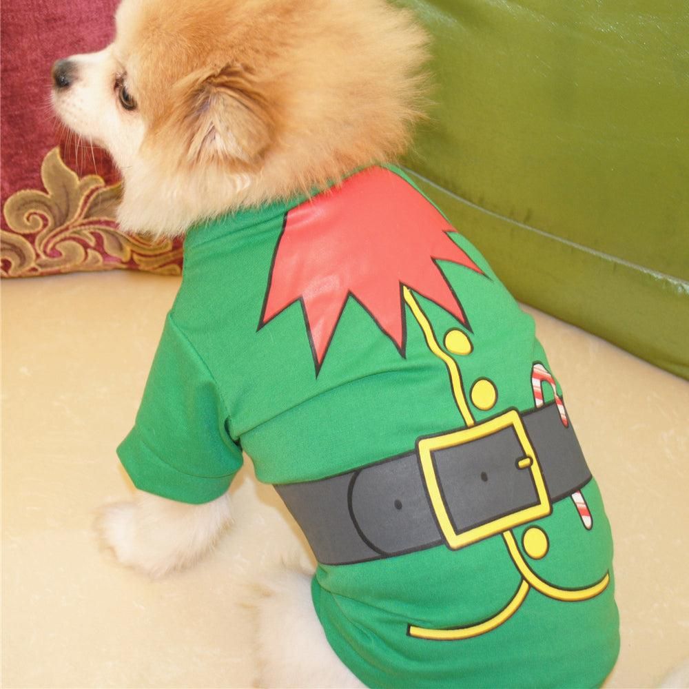 3Pcs Christmas Dog Cat T-Shirt Clothes Vest Puppy Pet Apparel Shirts - L — image 5