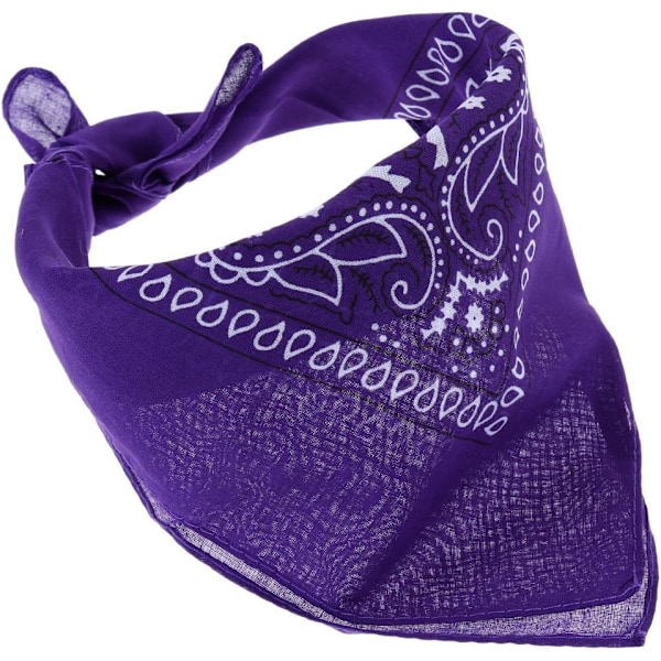 12 Pack Bandana Scarf 54 × 54cm Unisex Handkerchief 12 Colors — image 3