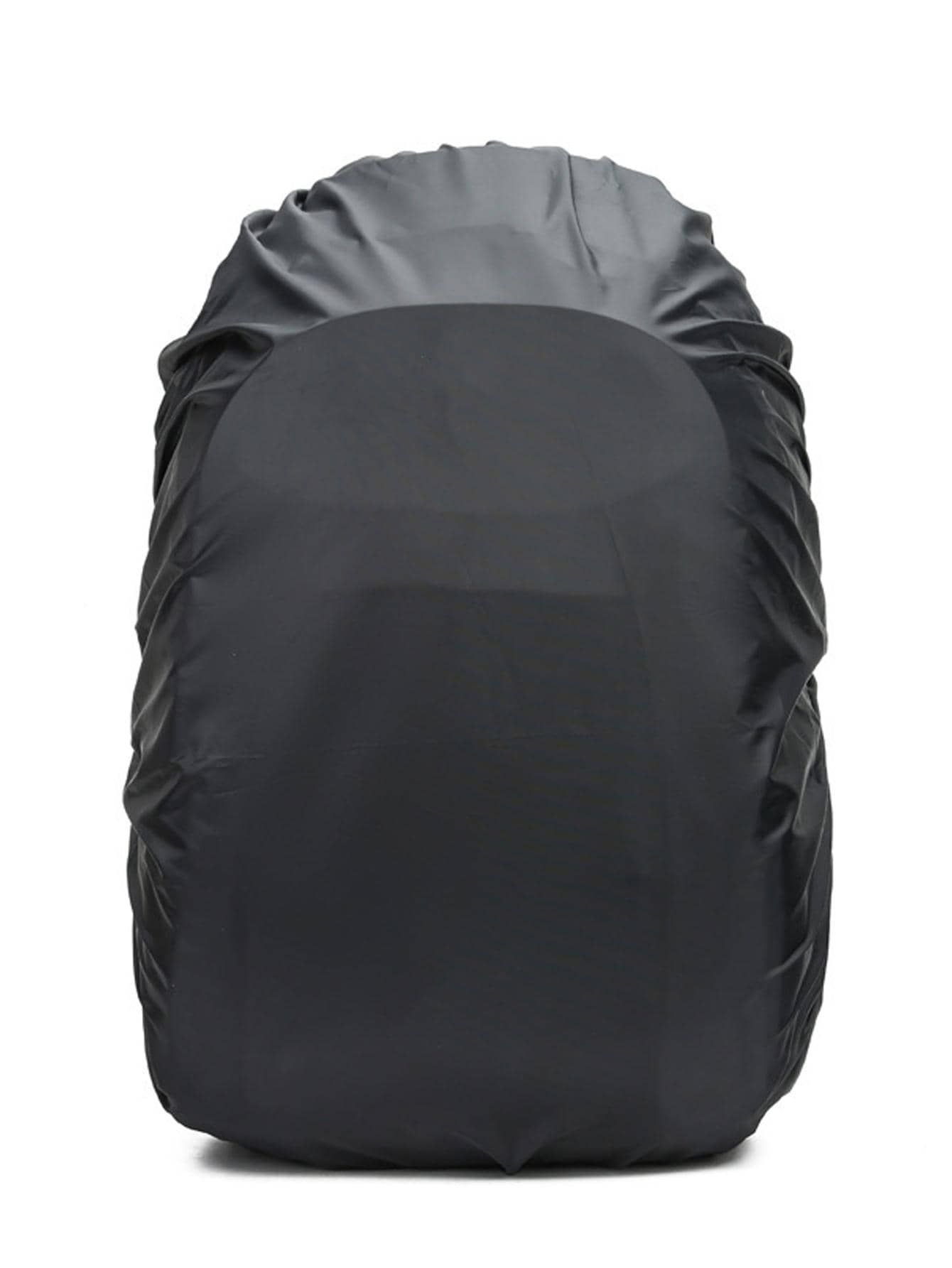 Waterproof Rain Cover for Large Camping and Cycling Backpack with Pull Rod, Dust and Mud Cover for School 55-65L black โ image 5