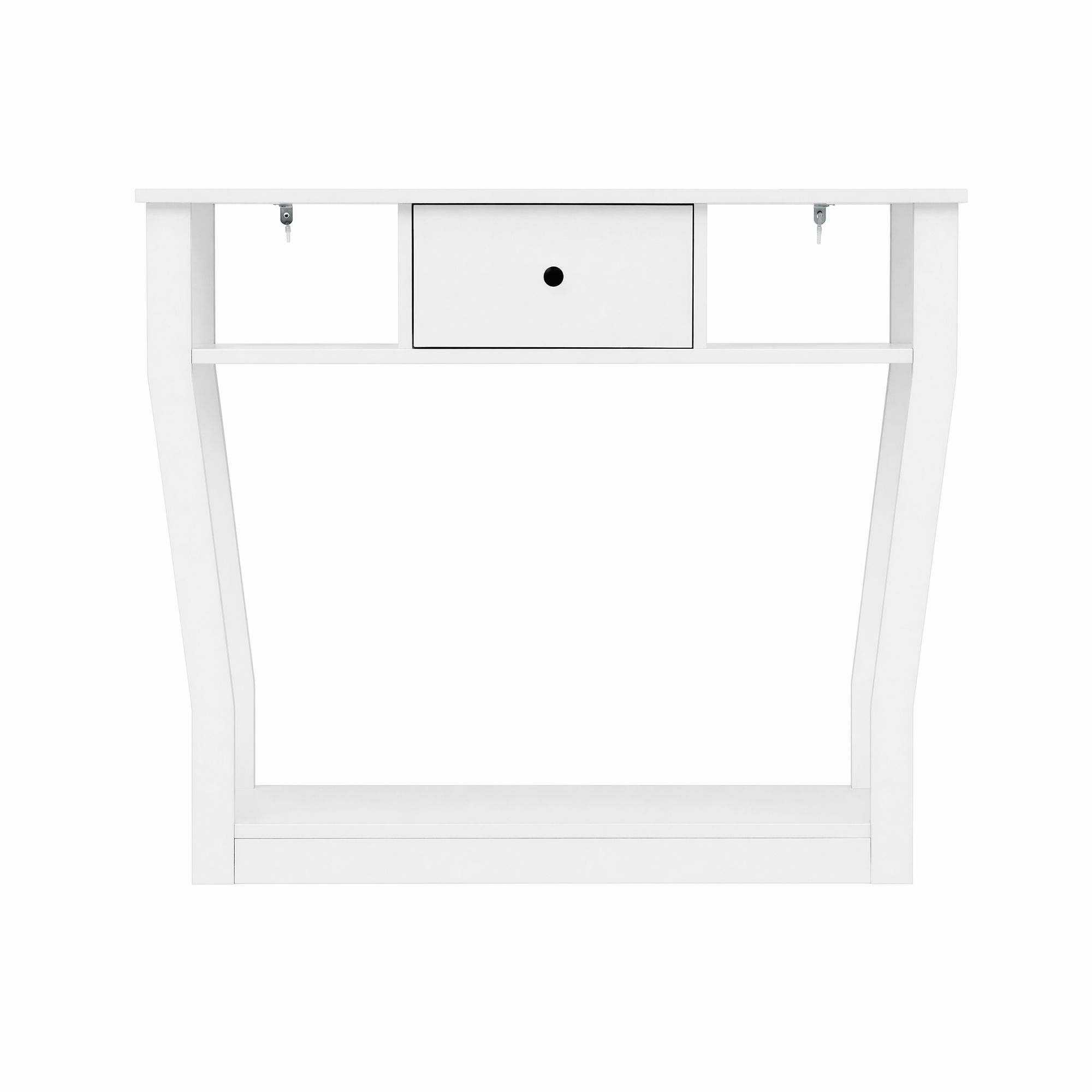 Artiss Console Table Entryway Hallway Sofa Side Table Drawer Shelf 100CM White โ image 5