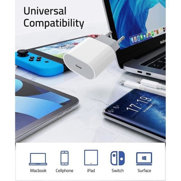 Compatible with Samsung A25 A15 A05 A05s A35 A55 Charger and Cable 25W White Type-C Fast Charging โ image 3