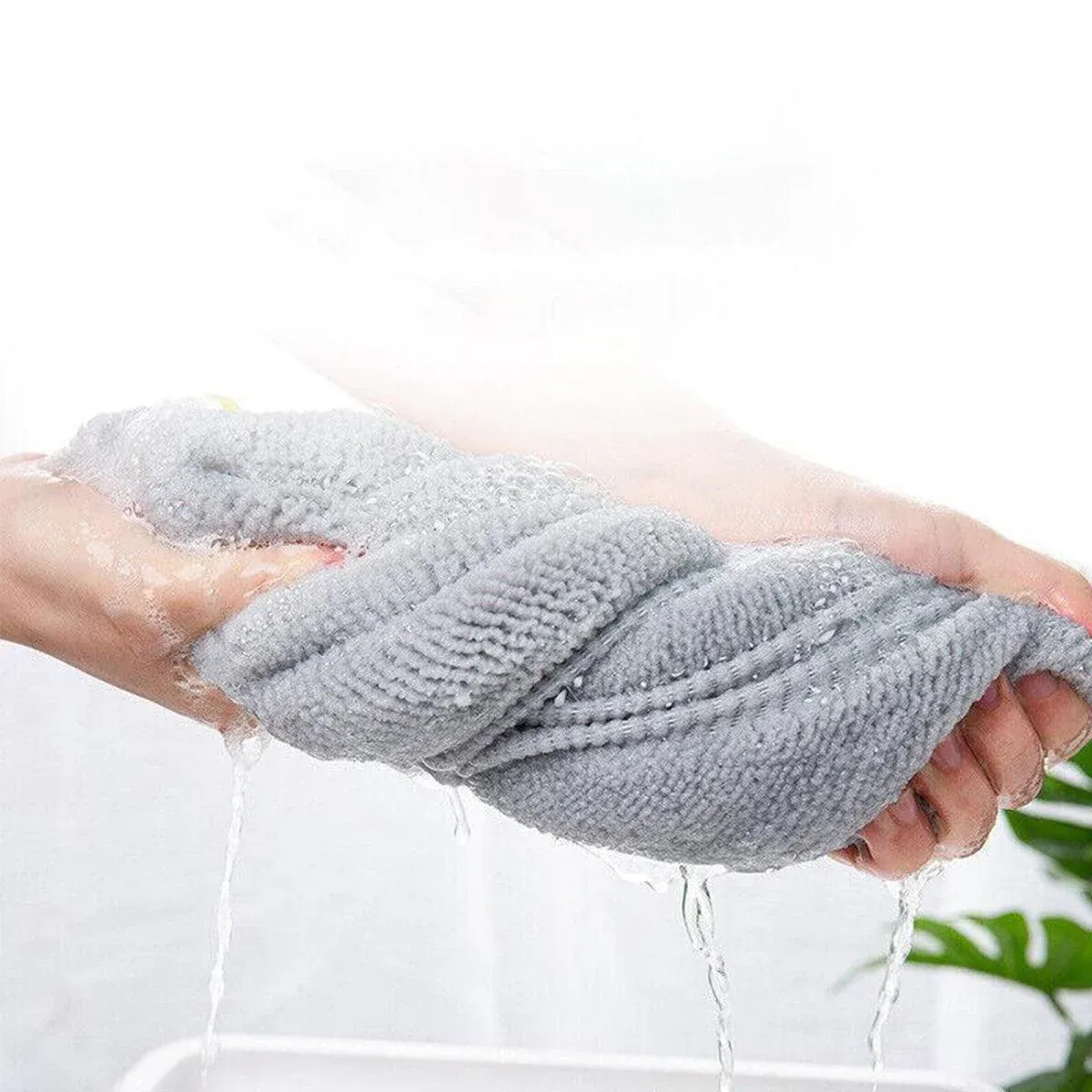 Soft Toilet Seat Bathroom Washable Warmer Cushion Mat Cover Pad Hook New Lid Au - Grey โ image 6