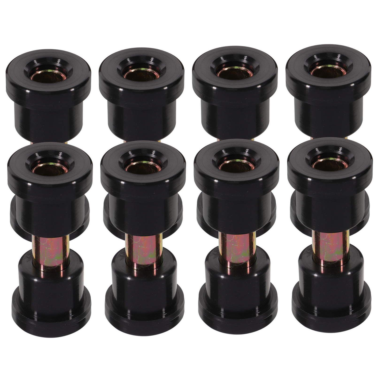 Golf Cart Bushing Kit 8Pcs Iron Rubber Heat Treatment Precise Processing Stable — image 5