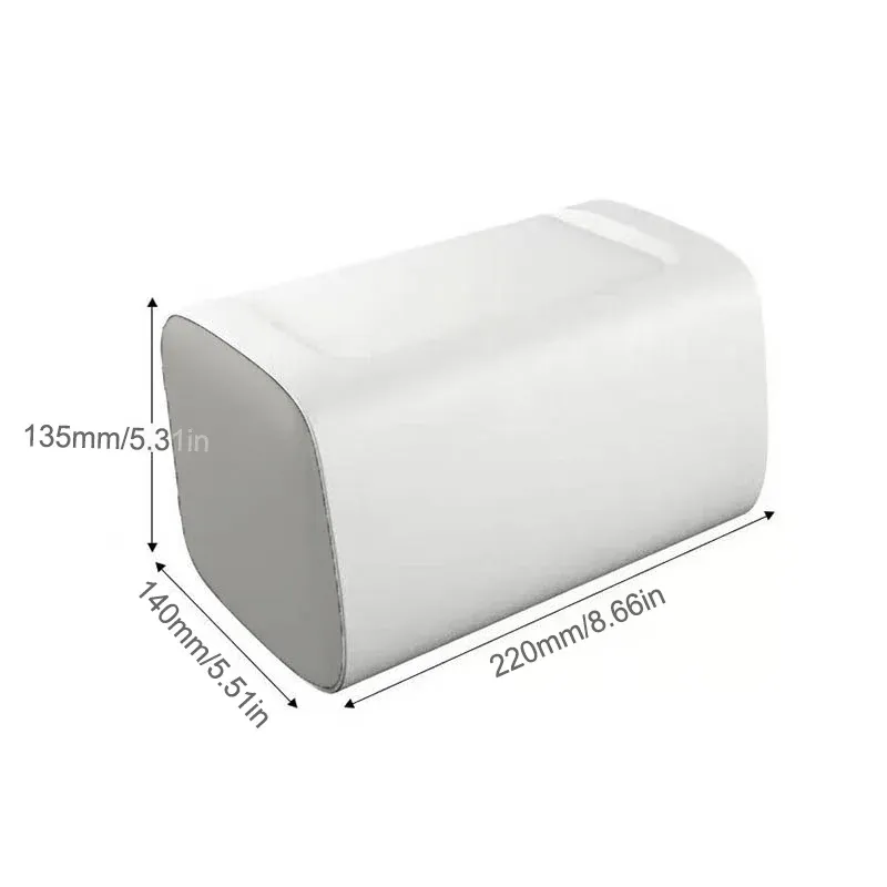 Toilet Paper Holder Waterproof Wall Mounted Roll Paper Tissue Box Shelf Bathroom β image 3