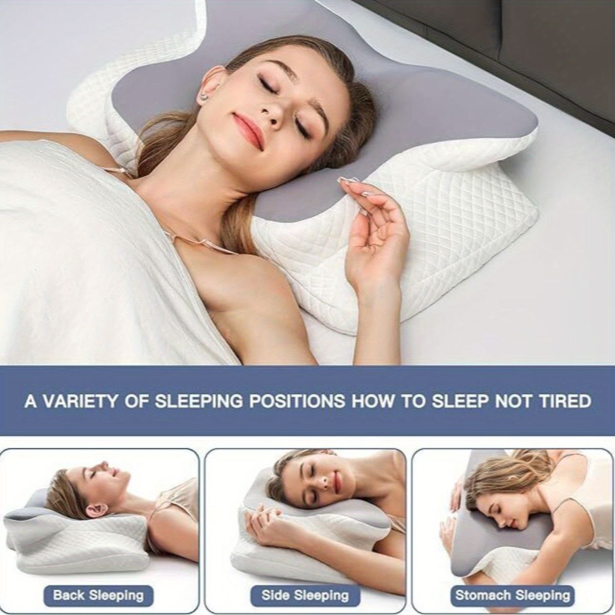 Ergonomic Pillow Memory Foam Pillow Cervical Support Pillow Neck And Shoulder — image 5