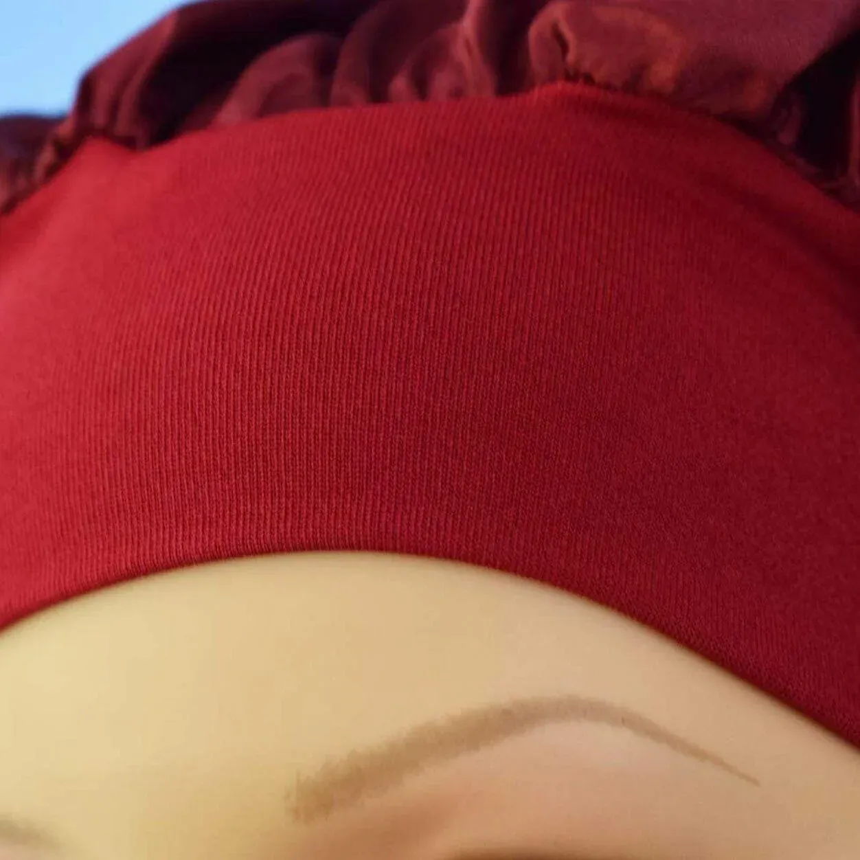 Sleeping Bonnet Hair Wrap Silk Satin Cap Women Elastic Night Soft Hat Headwear - Pink — image 5