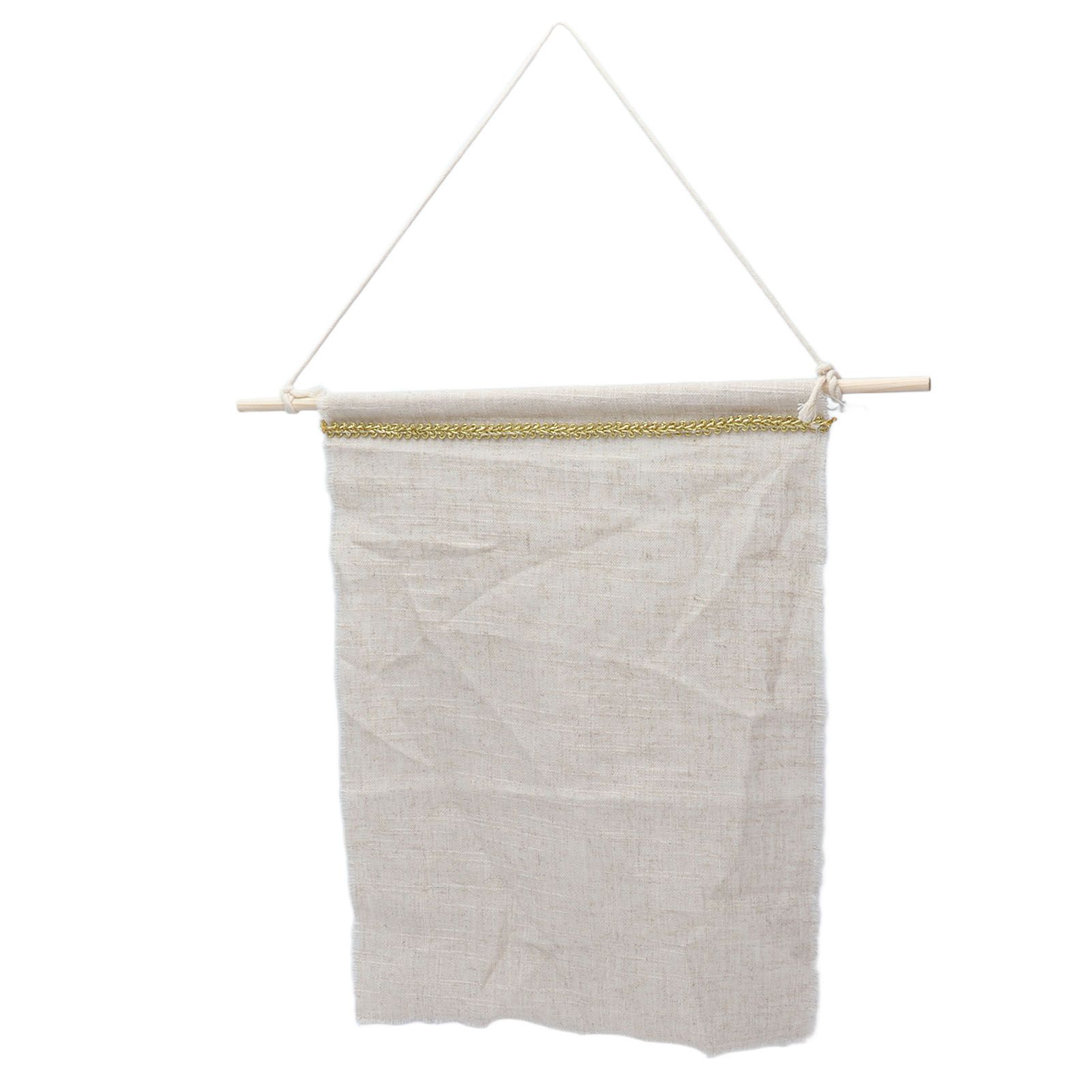 Pockets Cotton Linen Wall Hanging Earrings Storage Bags Multifunctional Home Decor Hanging BagS — image 6