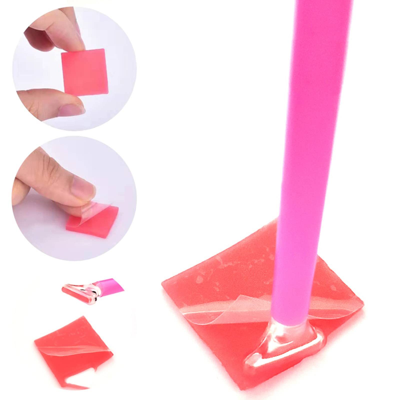 90Pcs DIY Diamond Painting Glue Clay, 0.98x0.98inch Diamond Painting Glue Clay 5 Color Painting Clay Wax โ image 4