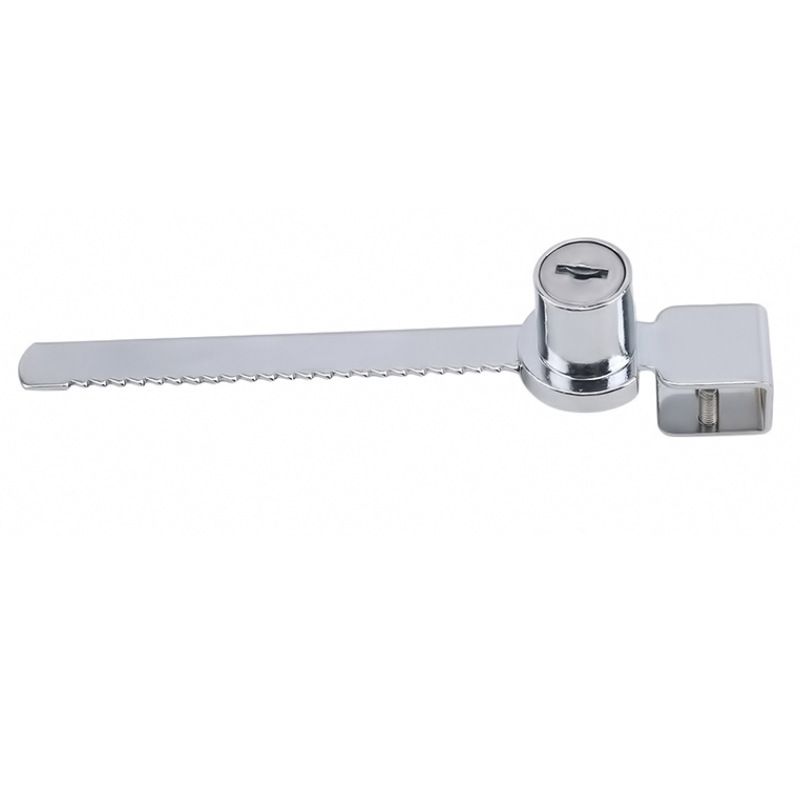 Cabinet & Furniture Locks,Showcase Lock Ratchet Lock, Sliding Glass Door Lock, Keyed Alike Showcase Display - 2 Pack โ image 5