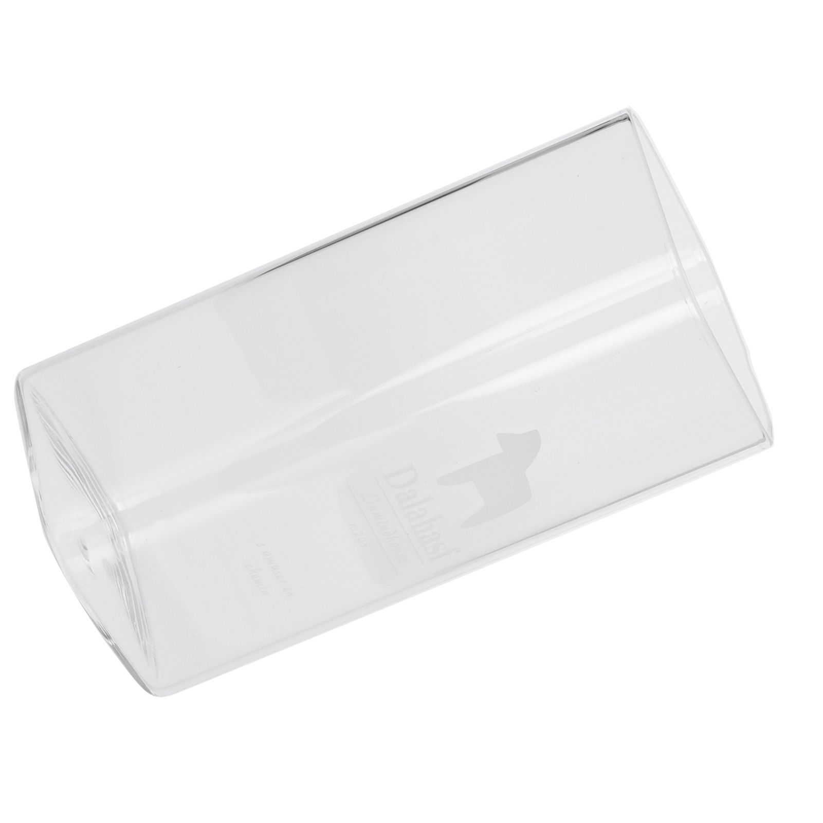 400ml Water Cup Square Heat-Resistant Glass Mug Beverage Milk Breakfast Cup DrinkwareHorse Pattern — image 3