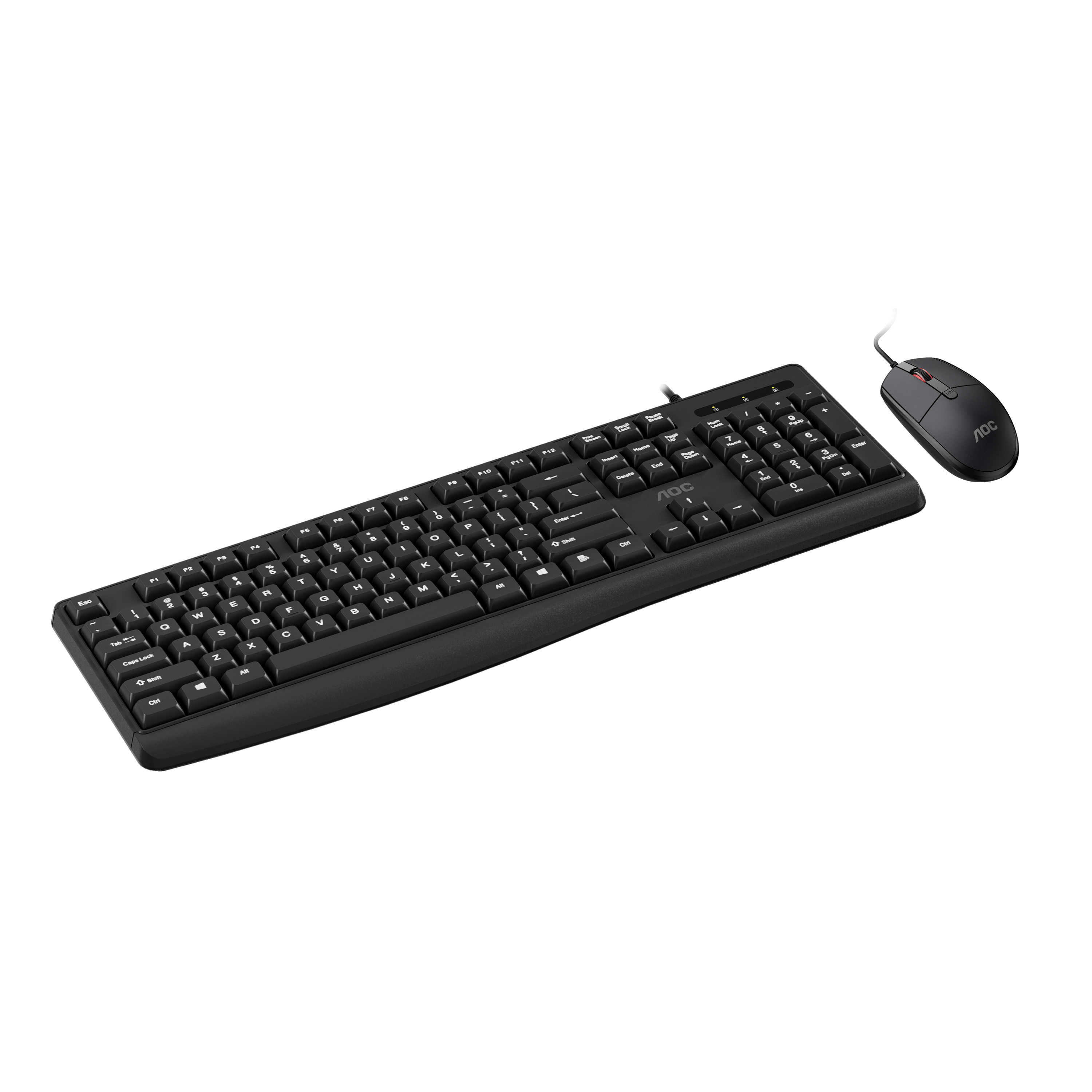 AOC KM170B/97 Wired Home & Office Keyboard + Mouse Combo 1.5M cables Black โ image 2