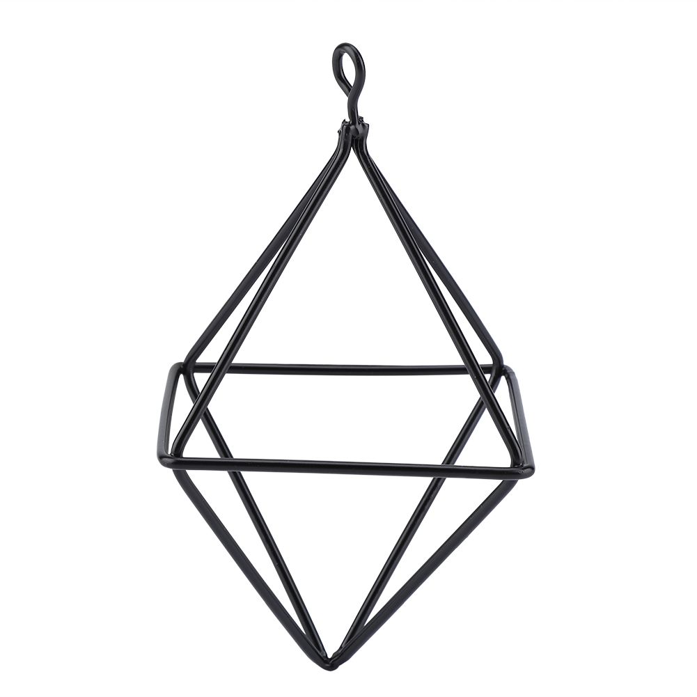 Geometric Air Pants Holder Fashionable Flowers Bromeliads Hanging Rack Home Decor Black