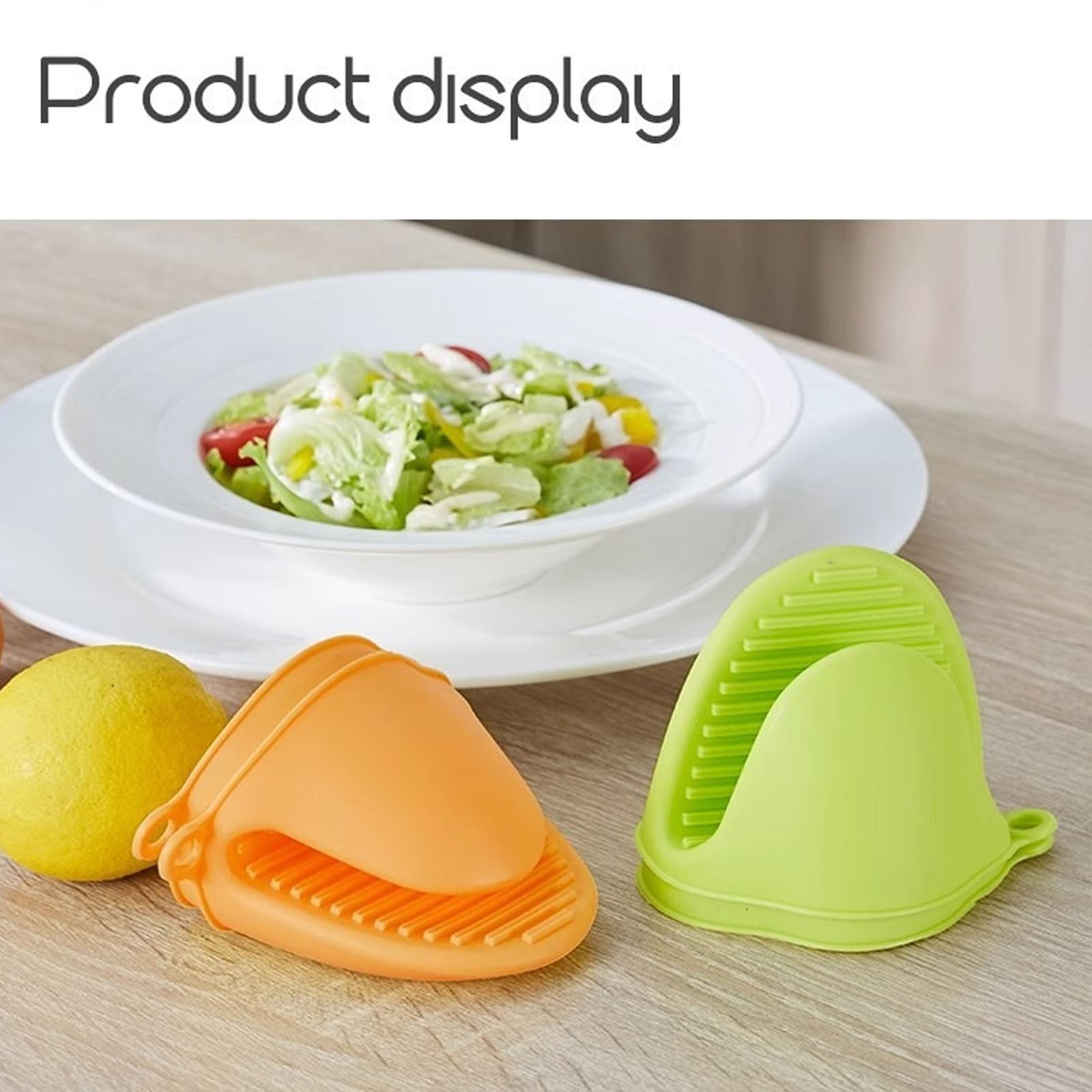 Oven Mitts Heat Resistant, Mini Oven Mitts, Mini Silicone Oven Gloves,Pinch Grips Mitts Potholder for Kitchen Cooking & Baking, 1 Pcs, 3.93x3.35 3.93" x 3.35" β image 5
