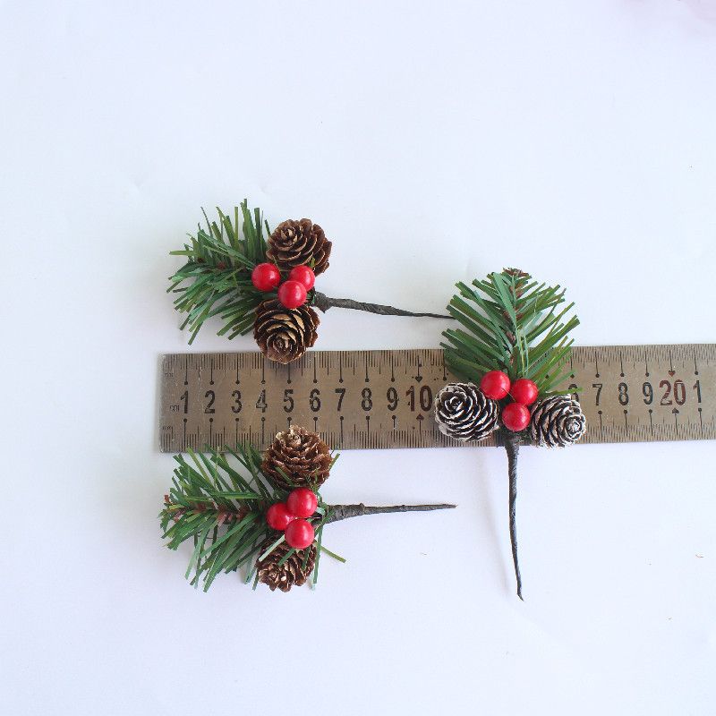 Rong & Jane Natural Pine Cone Xmas Ornament Handmade True color โ image 2