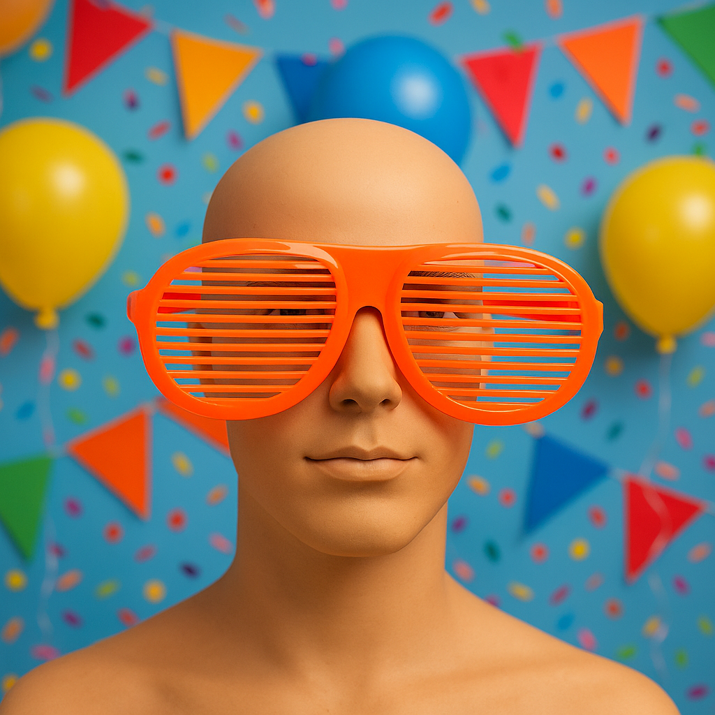 2X Giant Oversized Shutter Shades – Assorted Colours, Fun Party Glasses, Novelty Costume Accessory — image 3