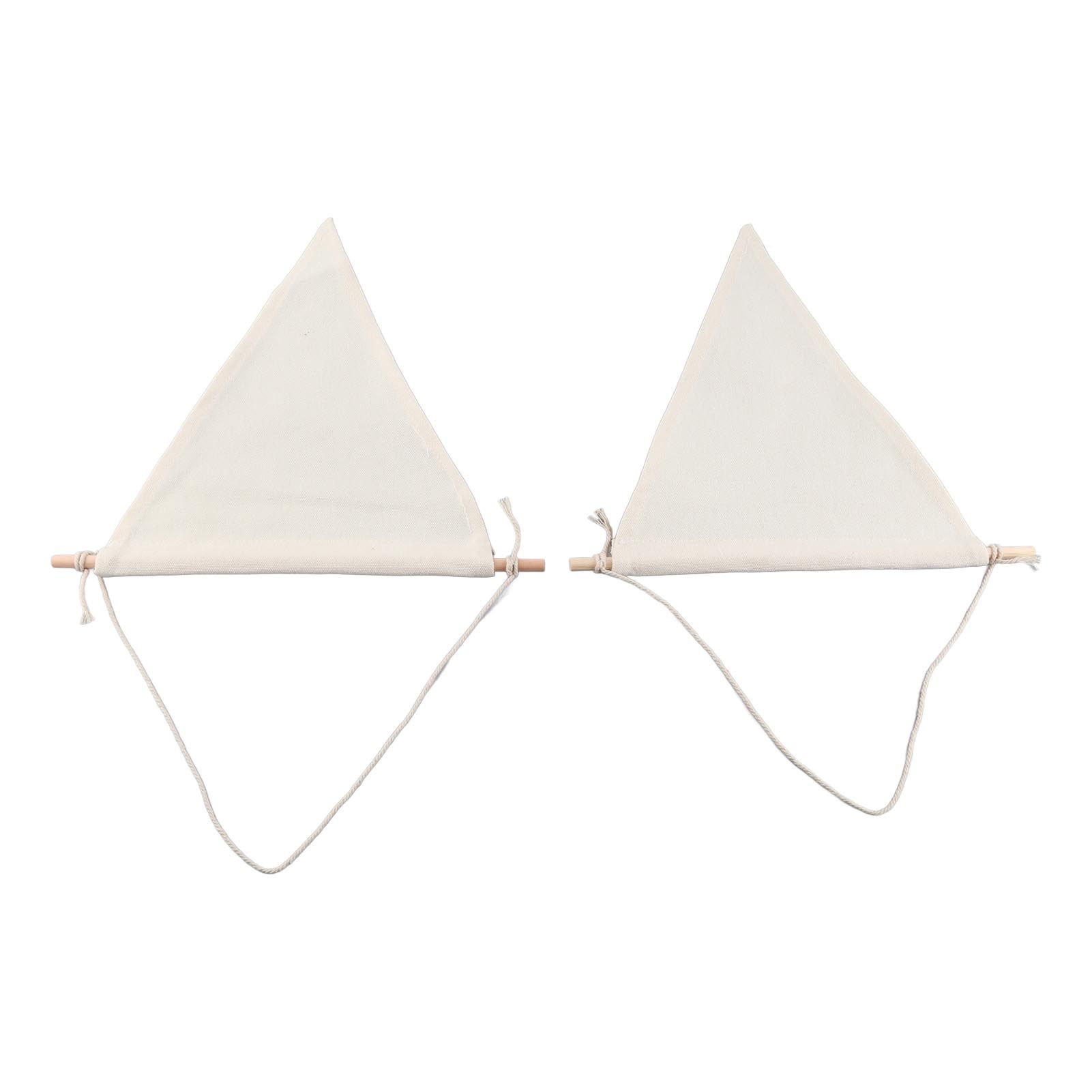 2Pcs Decorative Badge Organizer Wall Hanging Pin Brooch Jewelry Display Banner for Home ShopWood Color โ image 3