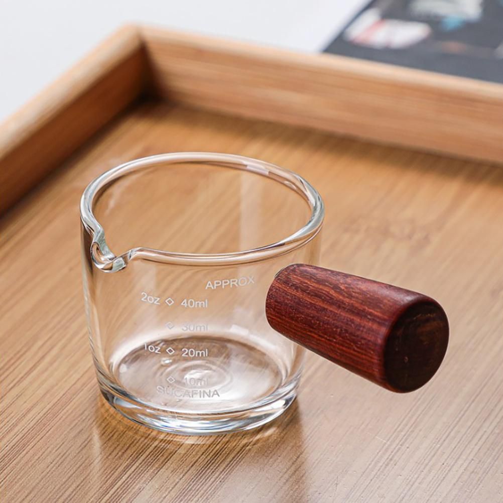 Glass Milk Cup Glass Measuring Cup with Handle Clear Scale Baking Milk Cup for Kitchen Accessories — image 6