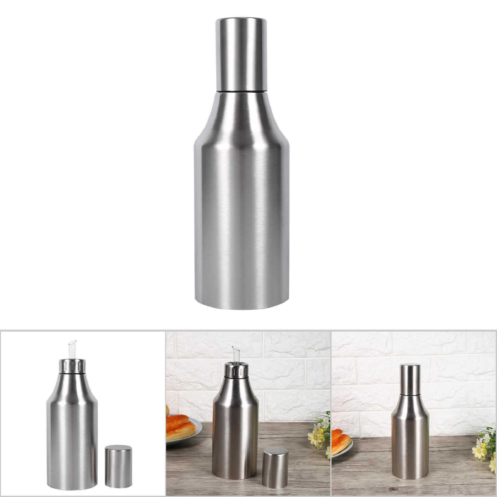 Practical Stainless Steel Oil Pot Can Drizzling Vinegar Dispenser Kitchen Supplies(1000ml) โ image 5