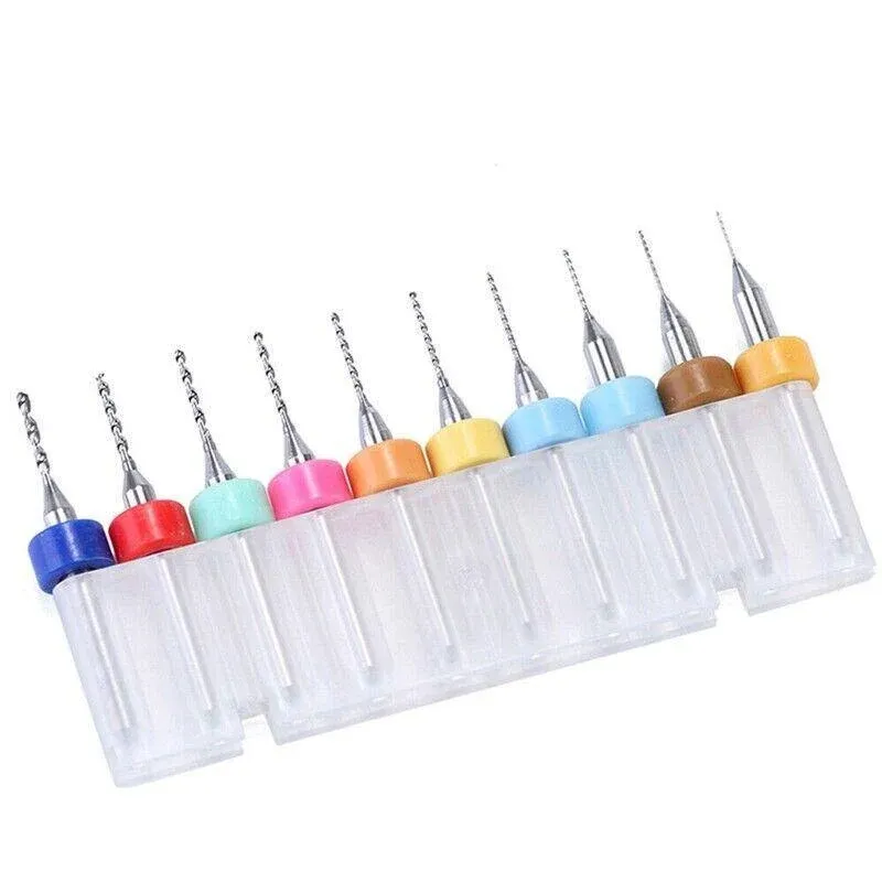 10X Tungsten Steel Micro Drill Bits 0.1-1.2mm for Rotary Tool - 0.1-1MM — image 5